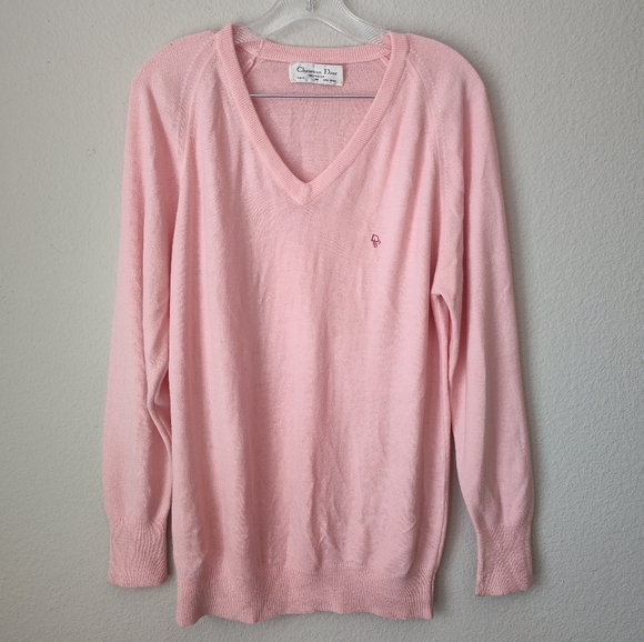 Vintage Christian Dior Monsieur V Neck sweater - Picture 1 of 4